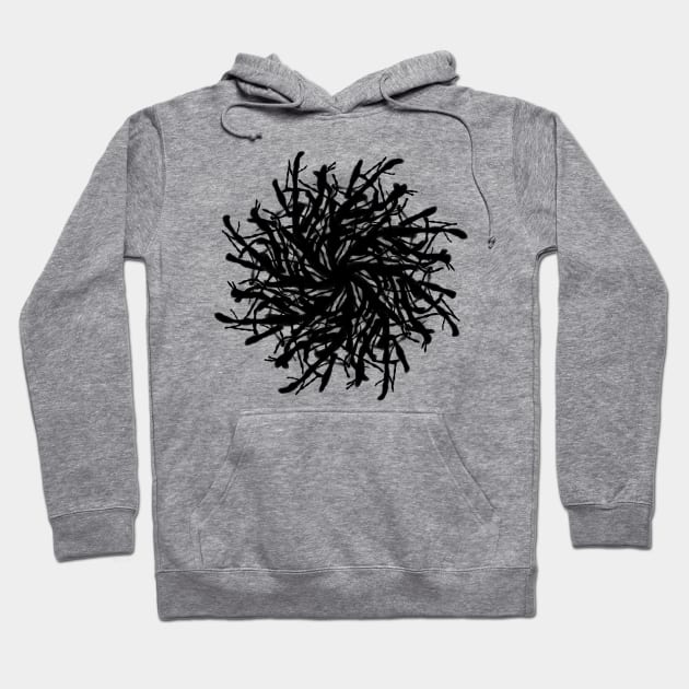 Pattern Cryptic Spren 2, Black Hoodie by Chrothon